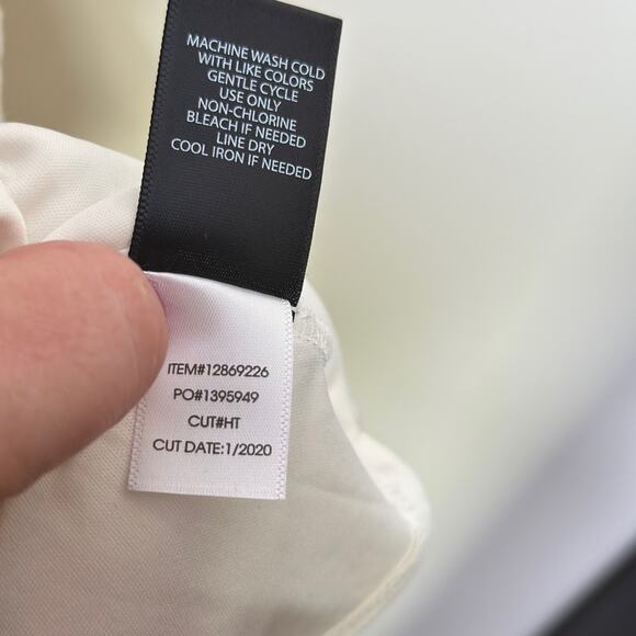 TORRID Mini Textured Woven High Lo Dress White {AA54} - Picture 6 of 7